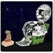 E.T. Rolling Spaceship with Launching E.T. Figure